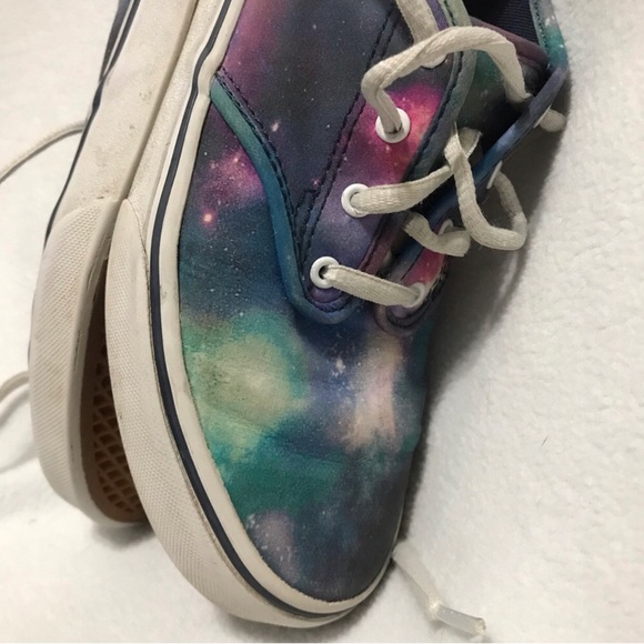 Galaxy Vans Sneakers • Size US Missy 4.0 • Preloved with wear - Picture 11 of 16